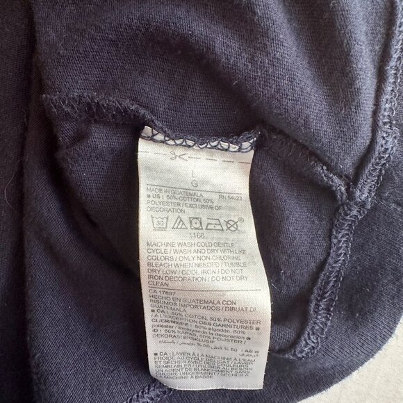 Old Navy Blue Short Sleeve Graphic Tee T-shirt Mens Large - Picture 7 of 9